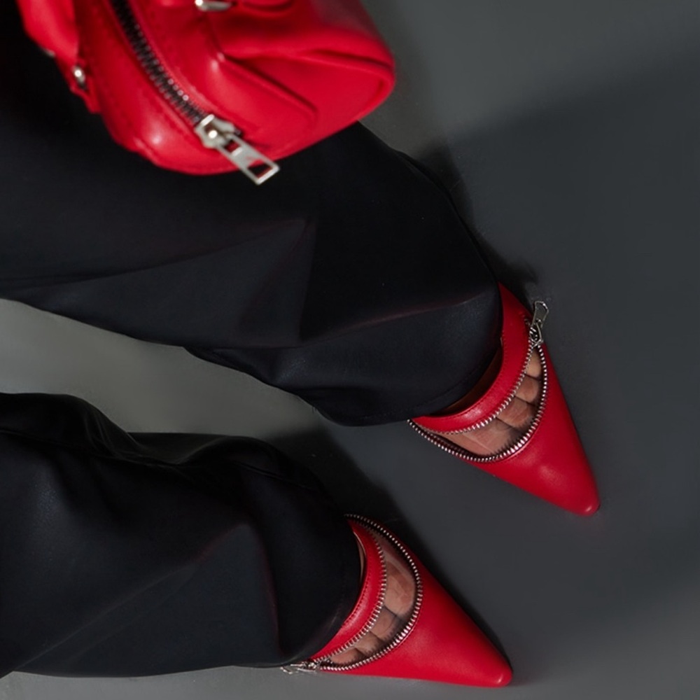 Pretty Little Thing Vinyl High Stiletto